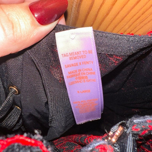 Savage x Fenty Floral Embroidered Lace Corset - Picture 5 of 6